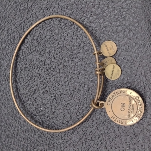 Alex and Ani Gold Charm Bracelet - Picture 3 of 3
